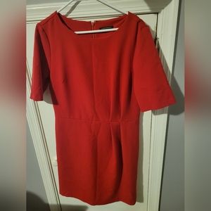 Banana Republic red dress 💃